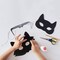 27-Piece Magic Rainbow Scratch Art Animal Masks for Kids – DIY Owl, Tiger, Rabbit, Wolf & More – Fun Jungle Party, Craft Activity, and Birthday Favors (Black)8 x 5 x 0.2 inches
